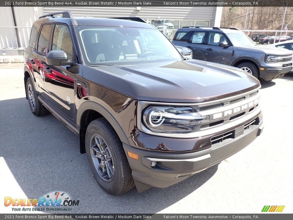 2021 Ford Bronco Sport Big Bend 4x4 Kodiak Brown Metallic / Medium Dark Slate Photo #3