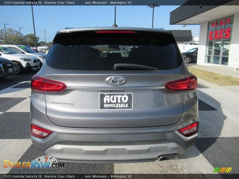 2020 Hyundai Santa Fe SE Machine Gray / Black Photo #4