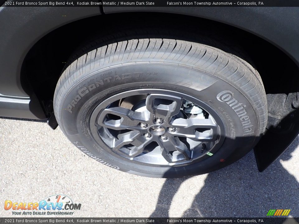 2021 Ford Bronco Sport Big Bend 4x4 Kodiak Brown Metallic / Medium Dark Slate Photo #7