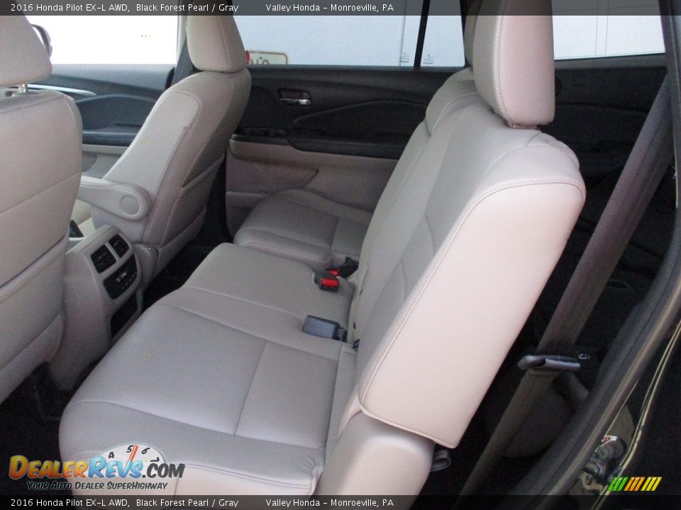 2016 Honda Pilot EX-L AWD Black Forest Pearl / Gray Photo #13
