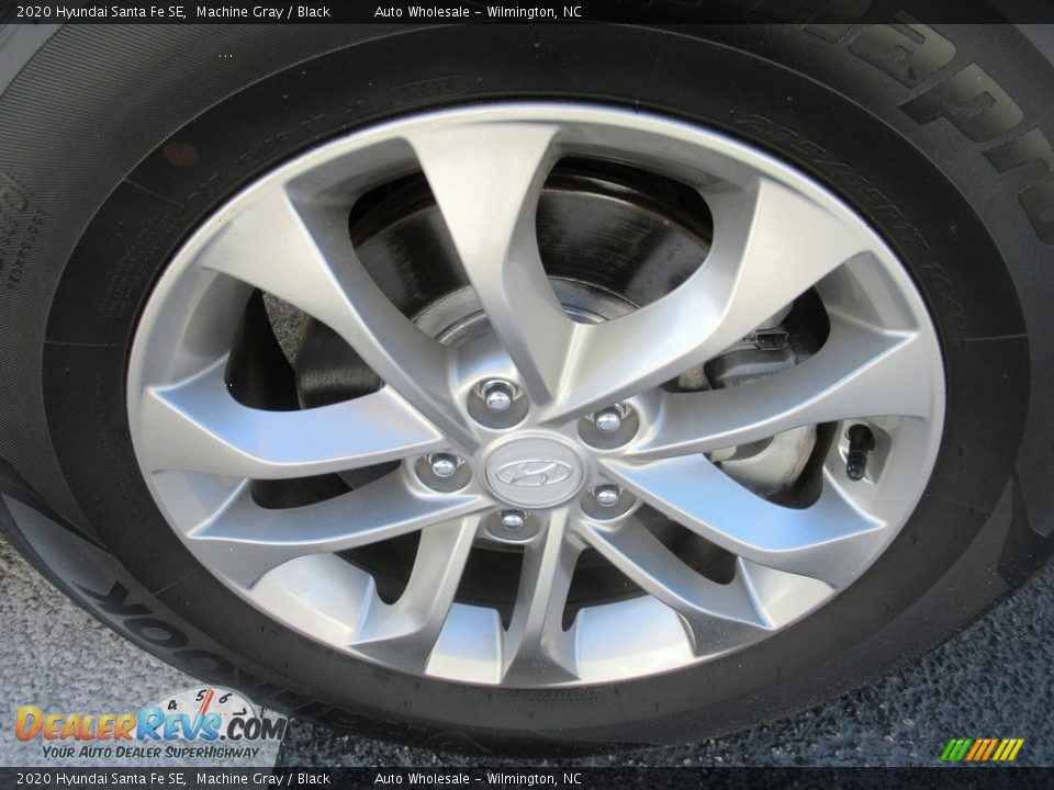 2020 Hyundai Santa Fe SE Machine Gray / Black Photo #7