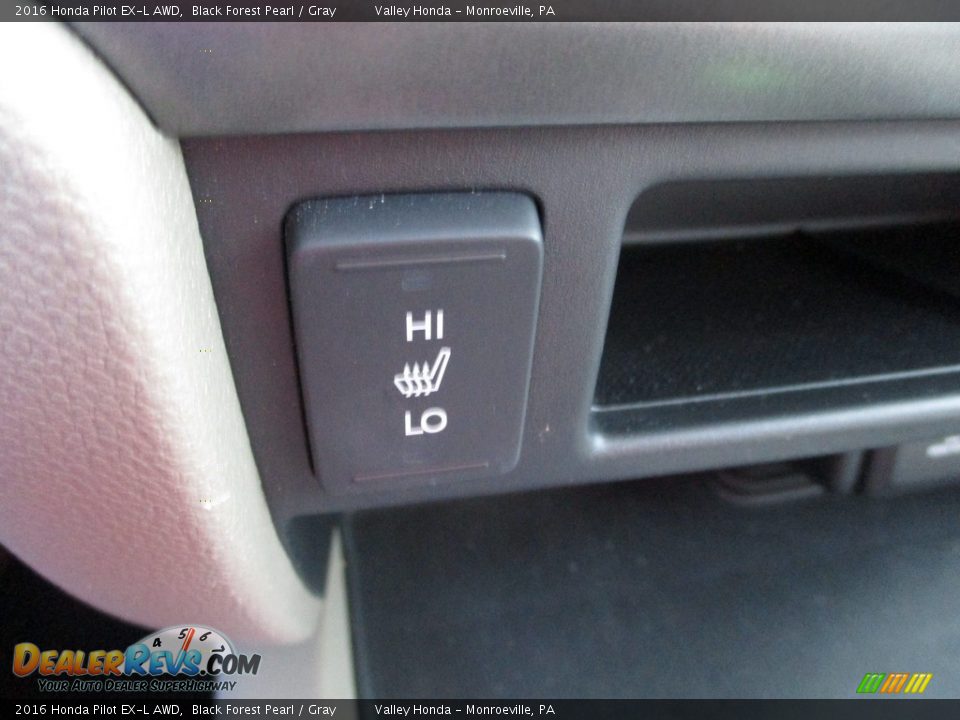 2016 Honda Pilot EX-L AWD Black Forest Pearl / Gray Photo #18
