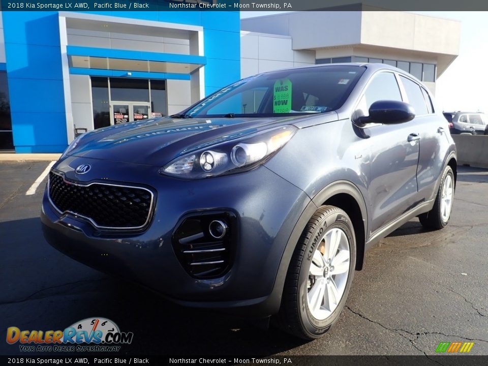 2018 Kia Sportage LX AWD Pacific Blue / Black Photo #2