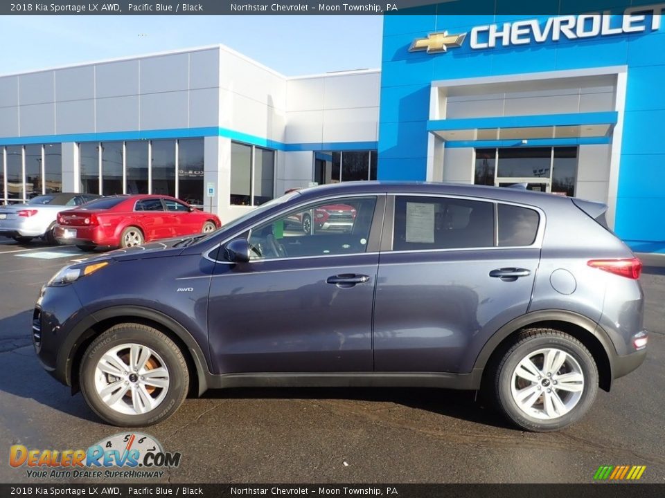 2018 Kia Sportage LX AWD Pacific Blue / Black Photo #3