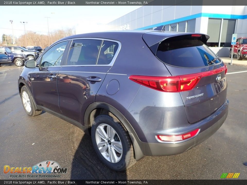 2018 Kia Sportage LX AWD Pacific Blue / Black Photo #4