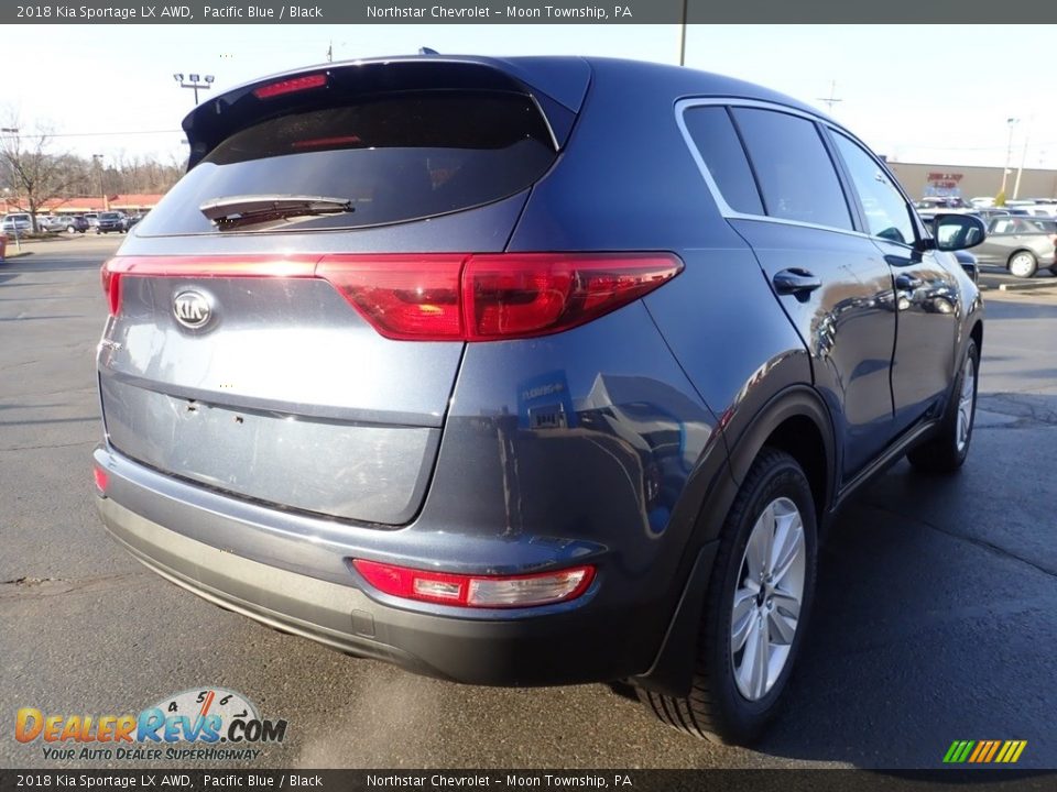 2018 Kia Sportage LX AWD Pacific Blue / Black Photo #8