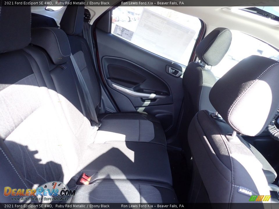 2021 Ford EcoSport SE 4WD Ruby Red Metallic / Ebony Black Photo #10