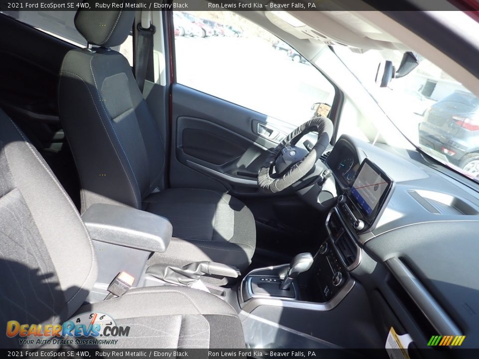 2021 Ford EcoSport SE 4WD Ruby Red Metallic / Ebony Black Photo #11