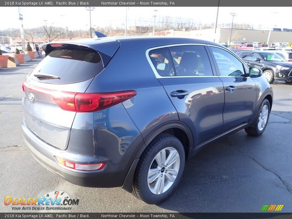 2018 Kia Sportage LX AWD Pacific Blue / Black Photo #9