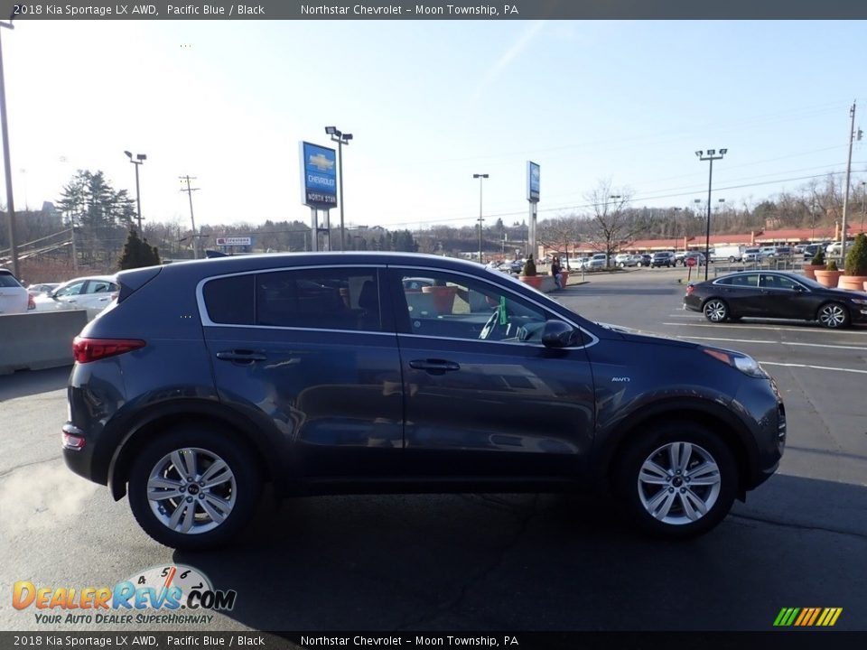 2018 Kia Sportage LX AWD Pacific Blue / Black Photo #10