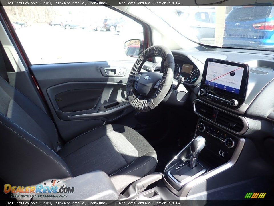 2021 Ford EcoSport SE 4WD Ruby Red Metallic / Ebony Black Photo #12