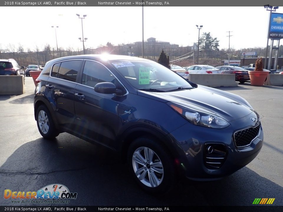 2018 Kia Sportage LX AWD Pacific Blue / Black Photo #11