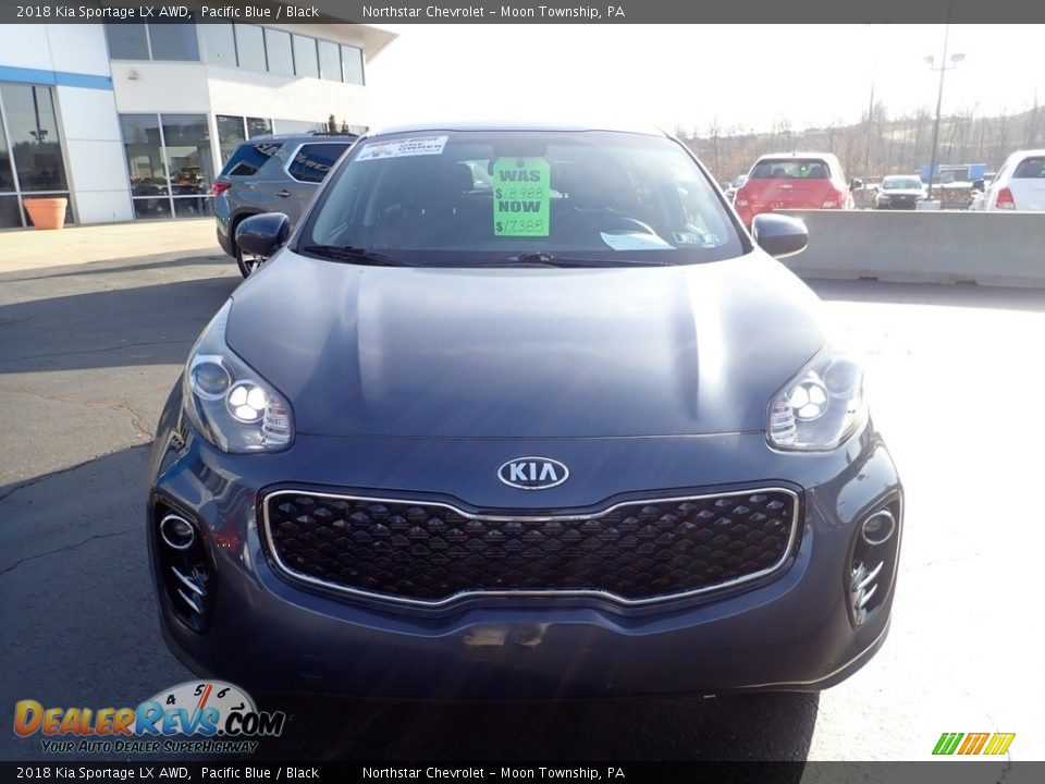 2018 Kia Sportage LX AWD Pacific Blue / Black Photo #12