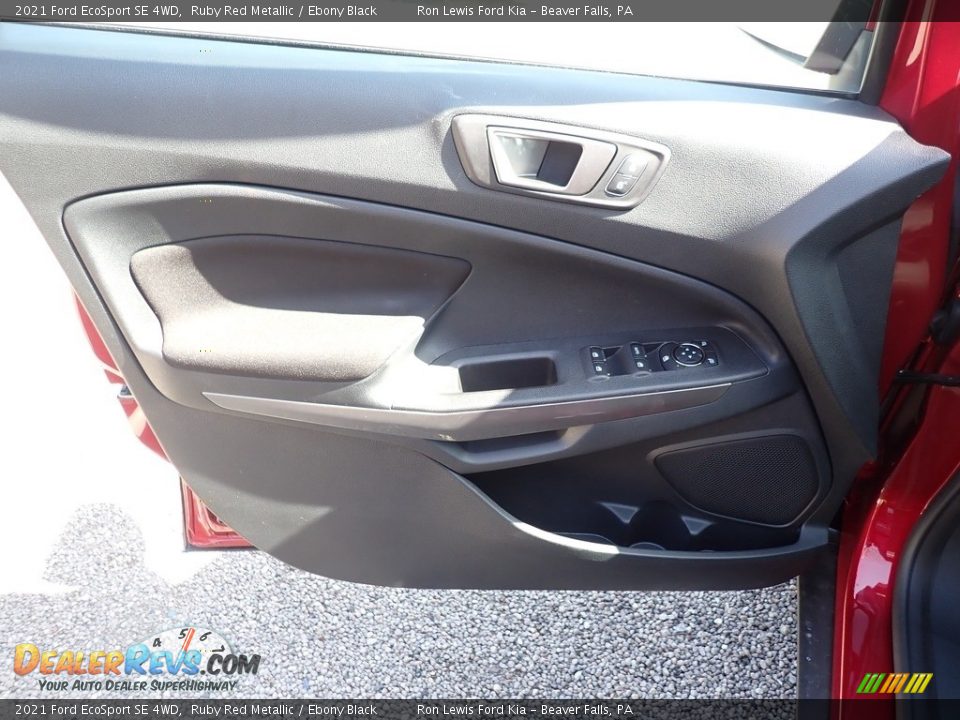 2021 Ford EcoSport SE 4WD Ruby Red Metallic / Ebony Black Photo #15