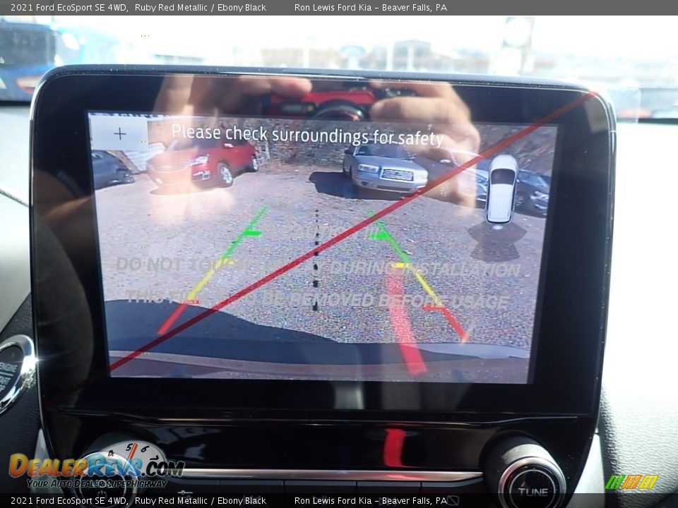 2021 Ford EcoSport SE 4WD Ruby Red Metallic / Ebony Black Photo #18