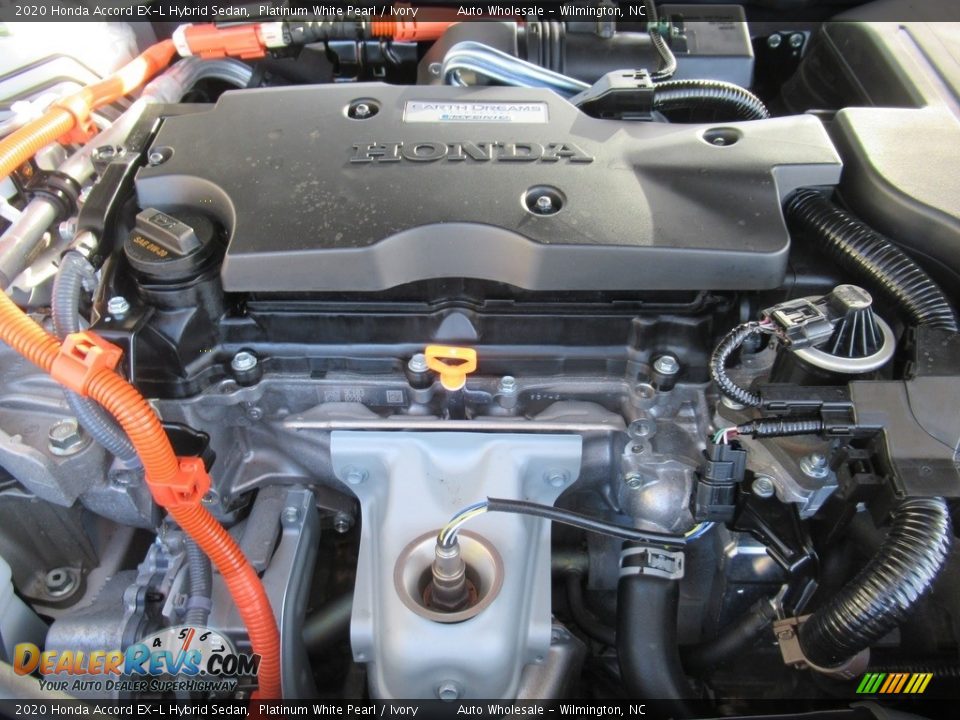 2020 Honda Accord EX-L Hybrid Sedan Platinum White Pearl / Ivory Photo #6