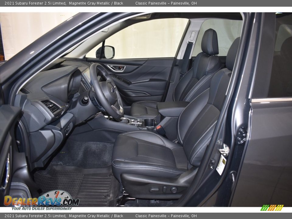 Black Interior - 2021 Subaru Forester 2.5i Limited Photo #7