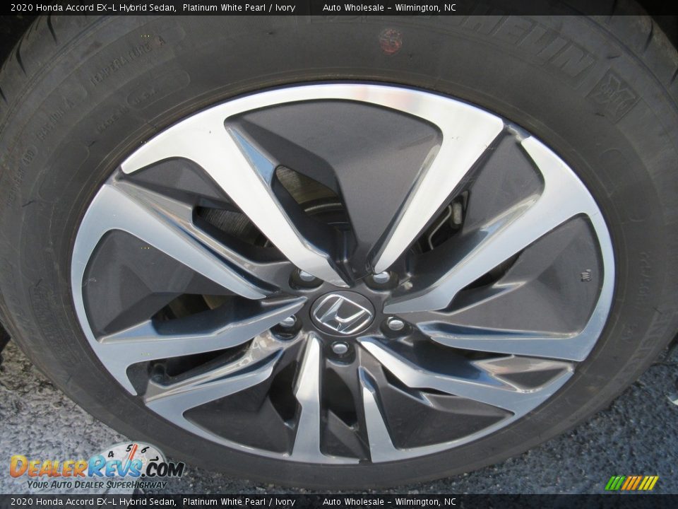 2020 Honda Accord EX-L Hybrid Sedan Platinum White Pearl / Ivory Photo #9