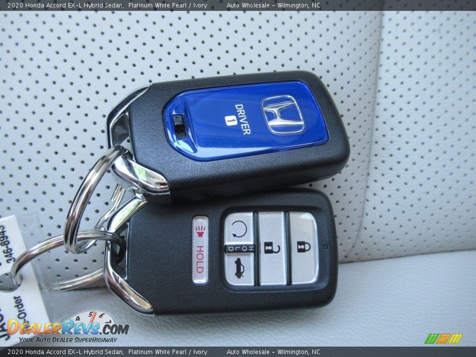 2020 Honda Accord EX-L Hybrid Sedan Platinum White Pearl / Ivory Photo #20