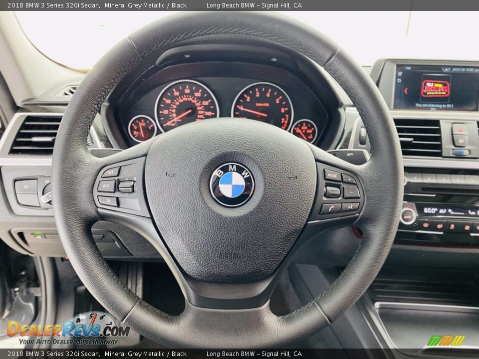 2018 BMW 3 Series 320i Sedan Mineral Grey Metallic / Black Photo #4