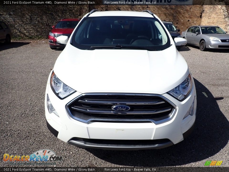 2021 Ford EcoSport Titanium 4WD Diamond White / Ebony Black Photo #4