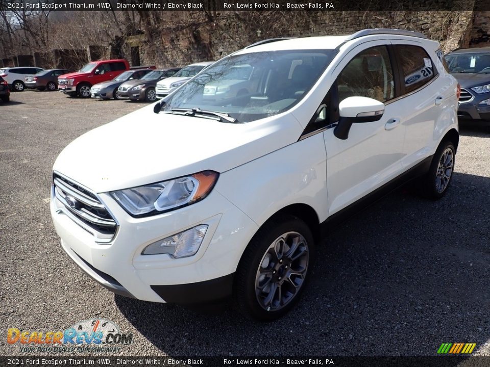 2021 Ford EcoSport Titanium 4WD Diamond White / Ebony Black Photo #5