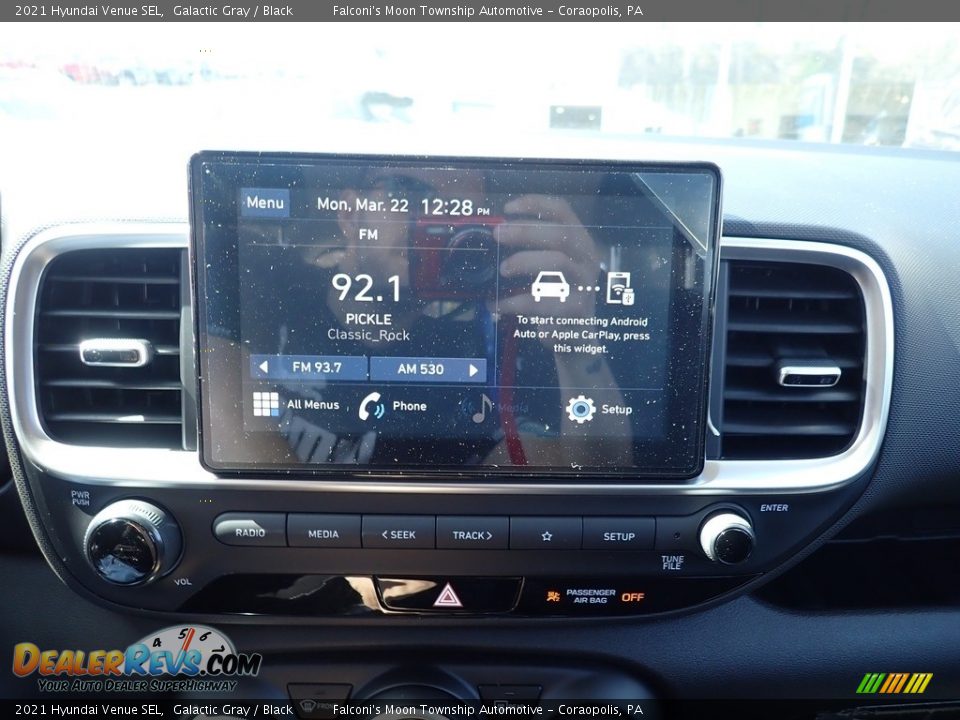 2021 Hyundai Venue SEL Galactic Gray / Black Photo #13