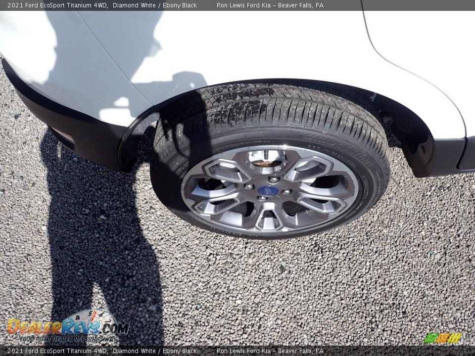 2021 Ford EcoSport Titanium 4WD Diamond White / Ebony Black Photo #9