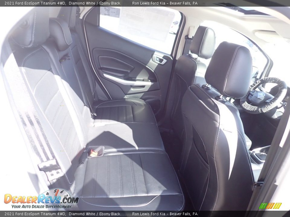 2021 Ford EcoSport Titanium 4WD Diamond White / Ebony Black Photo #10