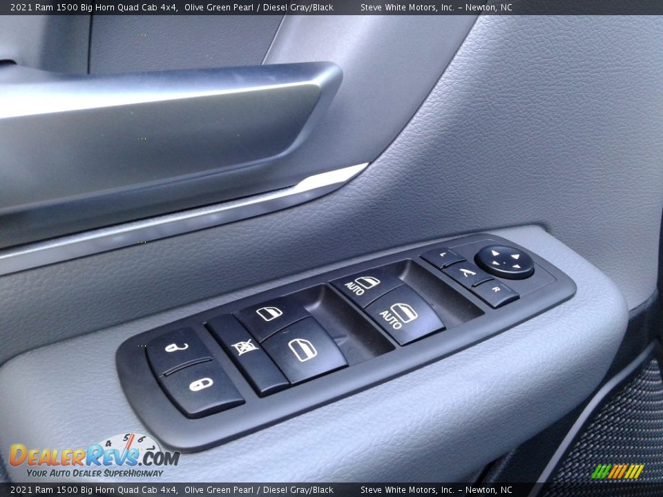 2021 Ram 1500 Big Horn Quad Cab 4x4 Olive Green Pearl / Diesel Gray/Black Photo #12