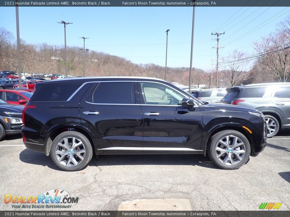 2021 Hyundai Palisade Limited AWD Becketts Black / Black Photo #1