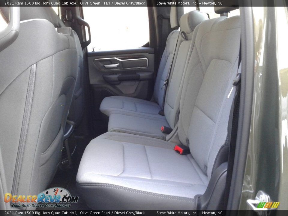 2021 Ram 1500 Big Horn Quad Cab 4x4 Olive Green Pearl / Diesel Gray/Black Photo #13