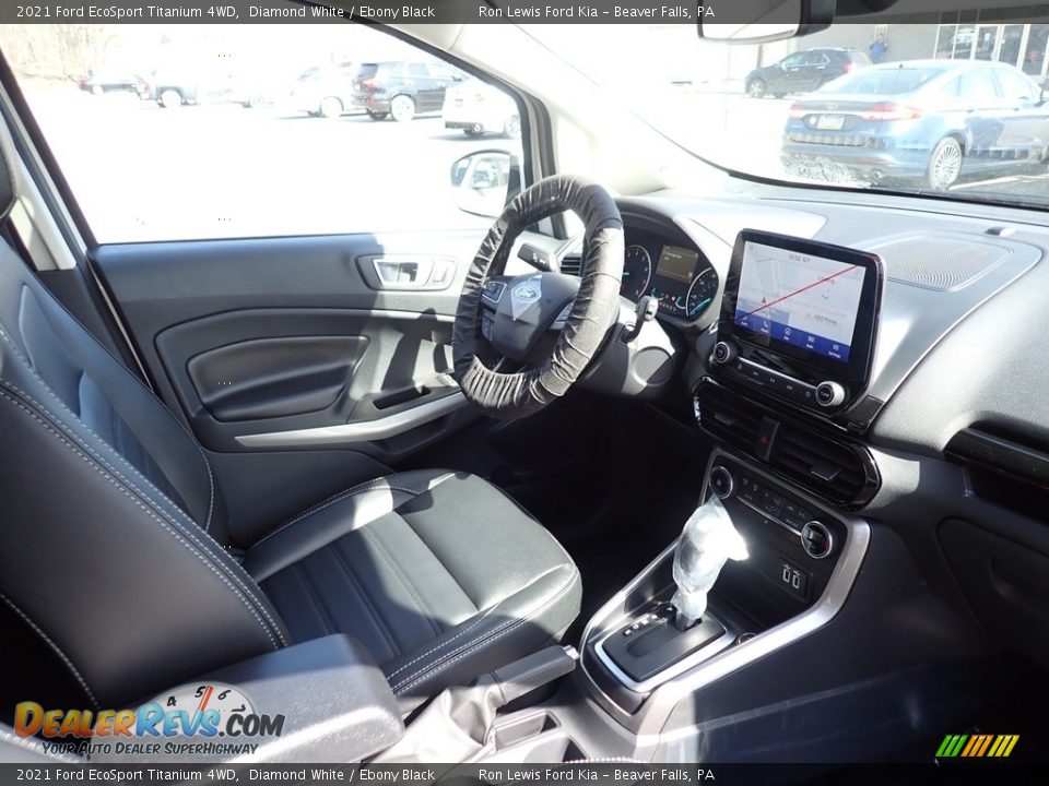 2021 Ford EcoSport Titanium 4WD Diamond White / Ebony Black Photo #12