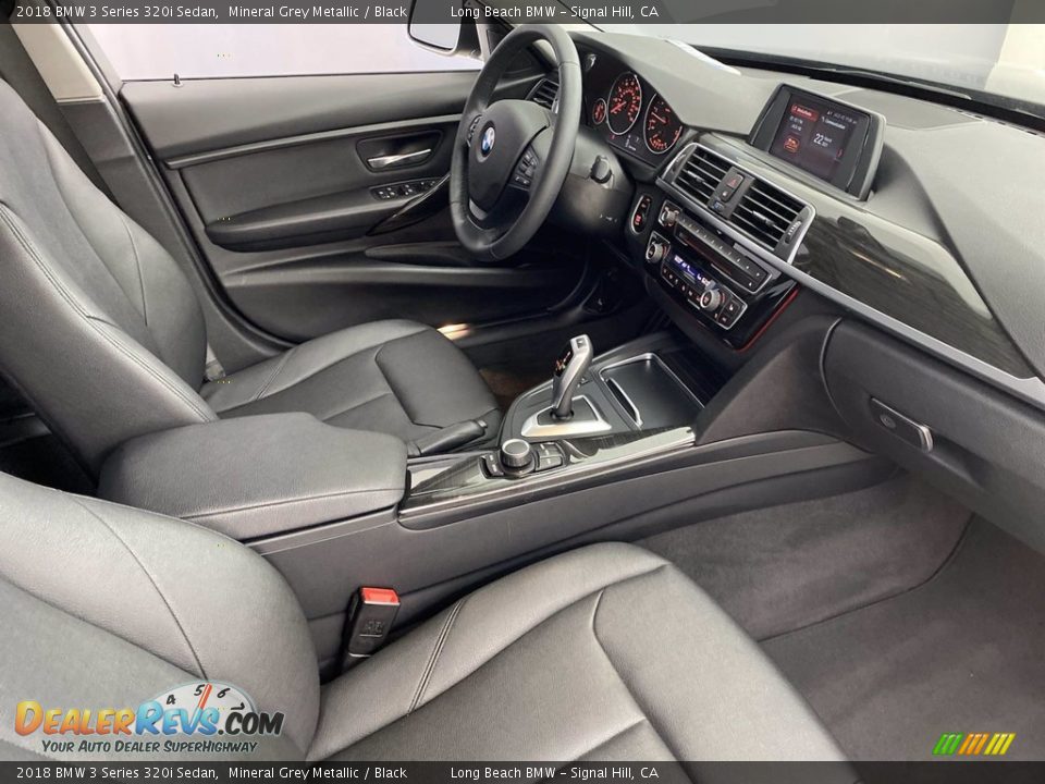 2018 BMW 3 Series 320i Sedan Mineral Grey Metallic / Black Photo #18