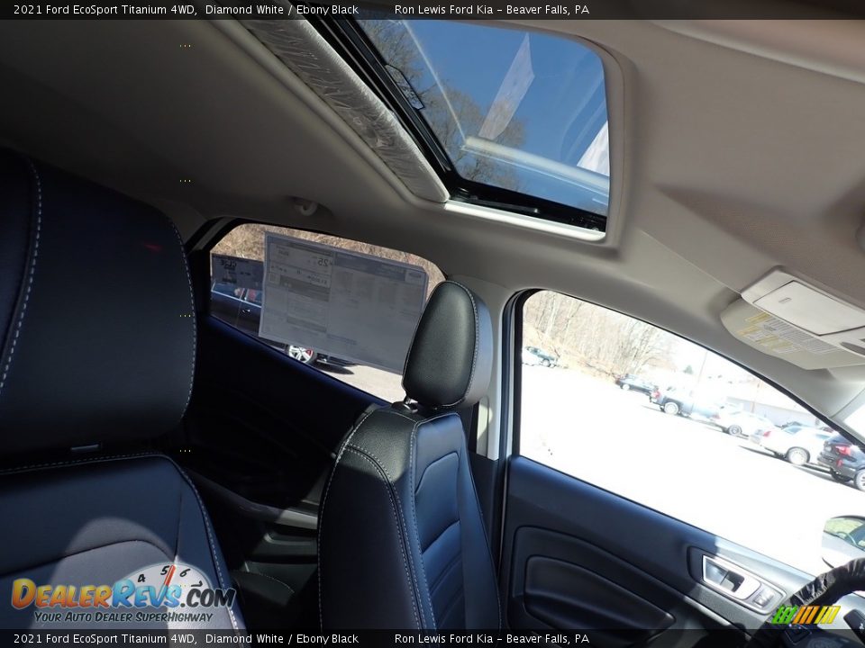 2021 Ford EcoSport Titanium 4WD Diamond White / Ebony Black Photo #13