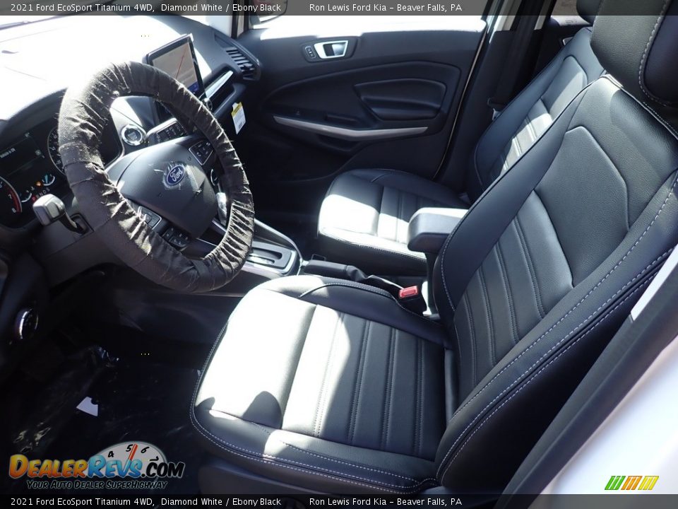 2021 Ford EcoSport Titanium 4WD Diamond White / Ebony Black Photo #14