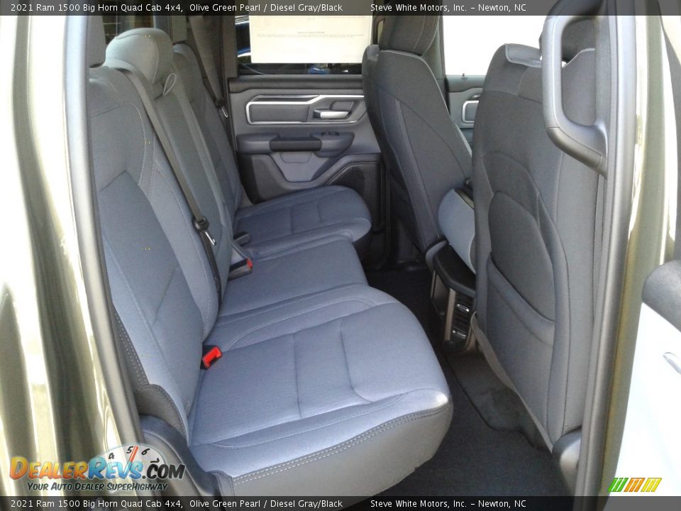 2021 Ram 1500 Big Horn Quad Cab 4x4 Olive Green Pearl / Diesel Gray/Black Photo #15