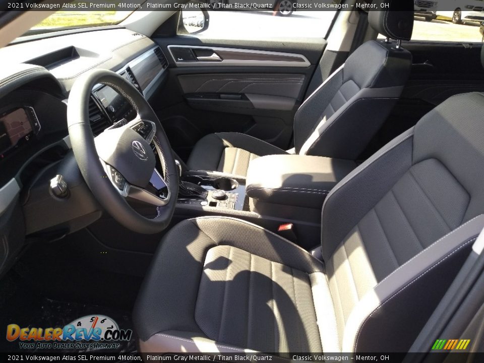 Titan Black/Quartz Interior - 2021 Volkswagen Atlas SEL Premium 4Motion Photo #3