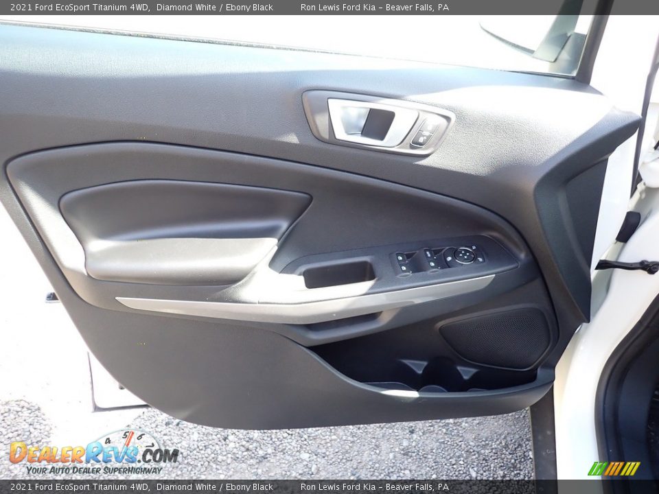 2021 Ford EcoSport Titanium 4WD Diamond White / Ebony Black Photo #15
