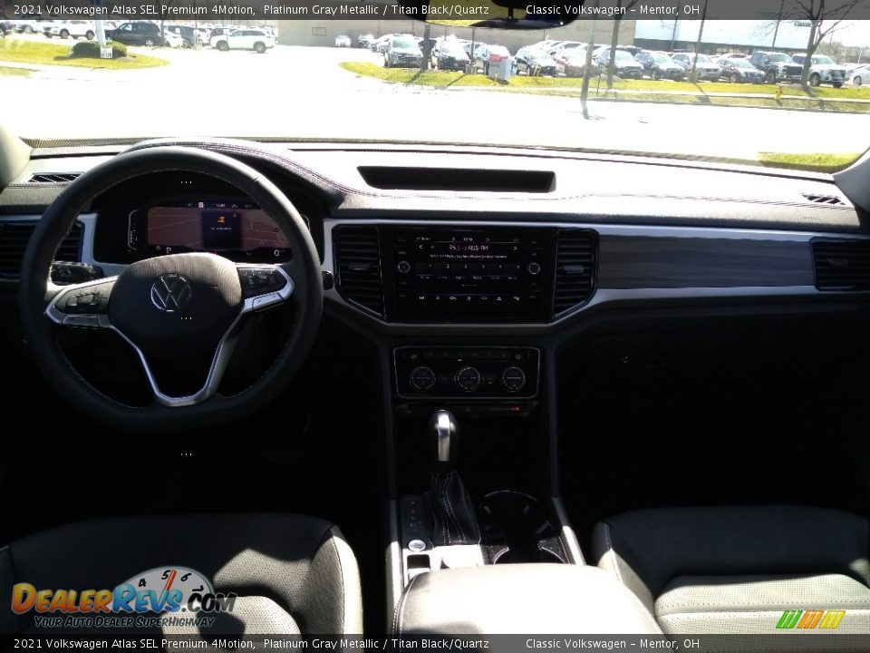 2021 Volkswagen Atlas SEL Premium 4Motion Platinum Gray Metallic / Titan Black/Quartz Photo #4