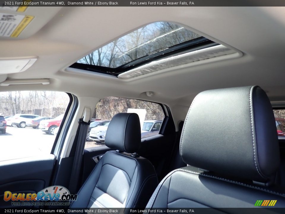 2021 Ford EcoSport Titanium 4WD Diamond White / Ebony Black Photo #17
