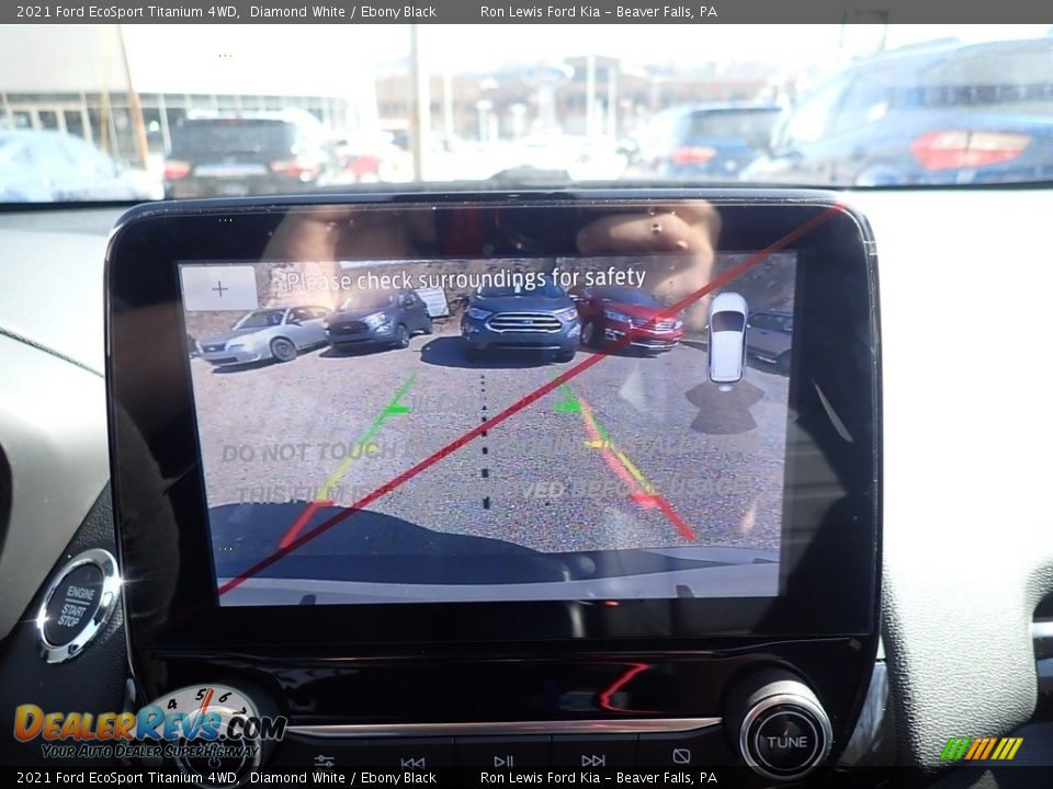 2021 Ford EcoSport Titanium 4WD Diamond White / Ebony Black Photo #19