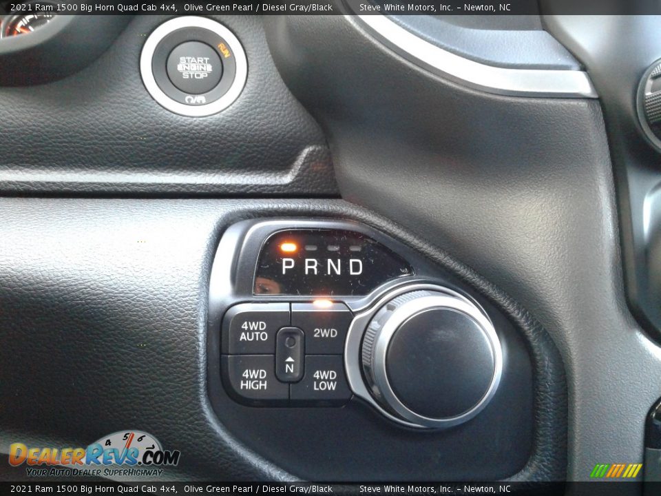 2021 Ram 1500 Big Horn Quad Cab 4x4 Olive Green Pearl / Diesel Gray/Black Photo #21