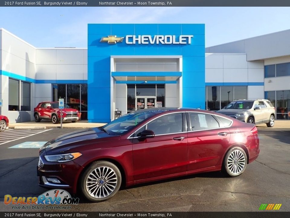 2017 Ford Fusion SE Burgundy Velvet / Ebony Photo #1