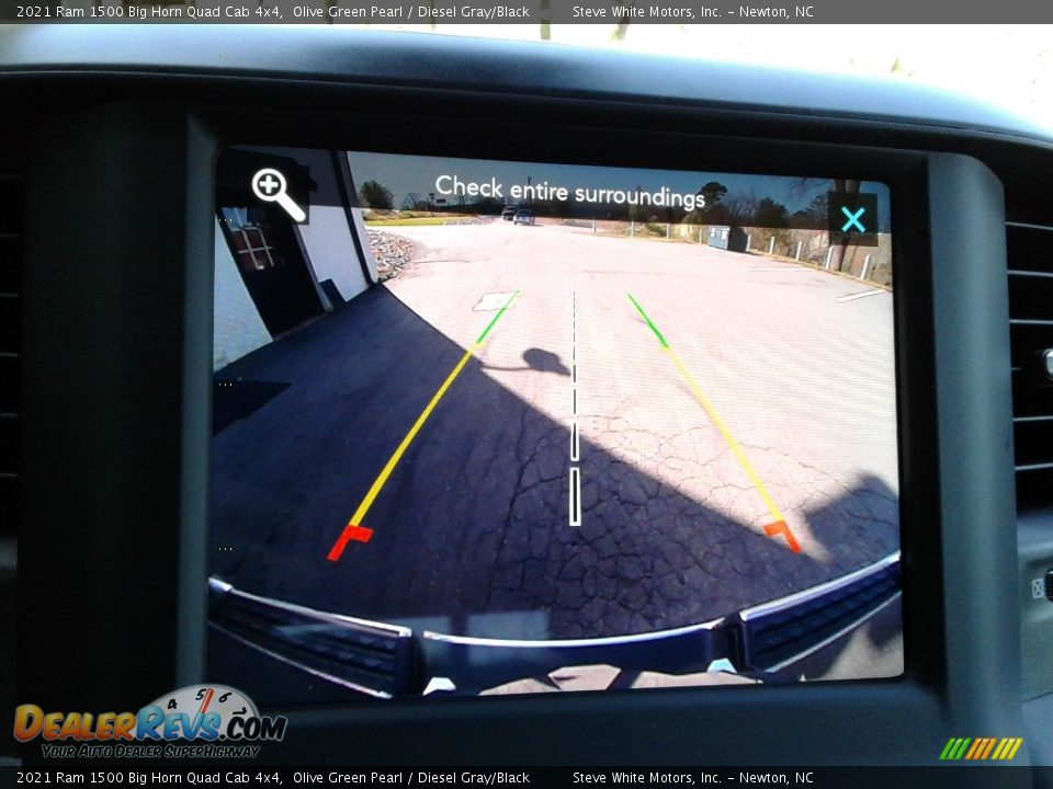 2021 Ram 1500 Big Horn Quad Cab 4x4 Olive Green Pearl / Diesel Gray/Black Photo #23