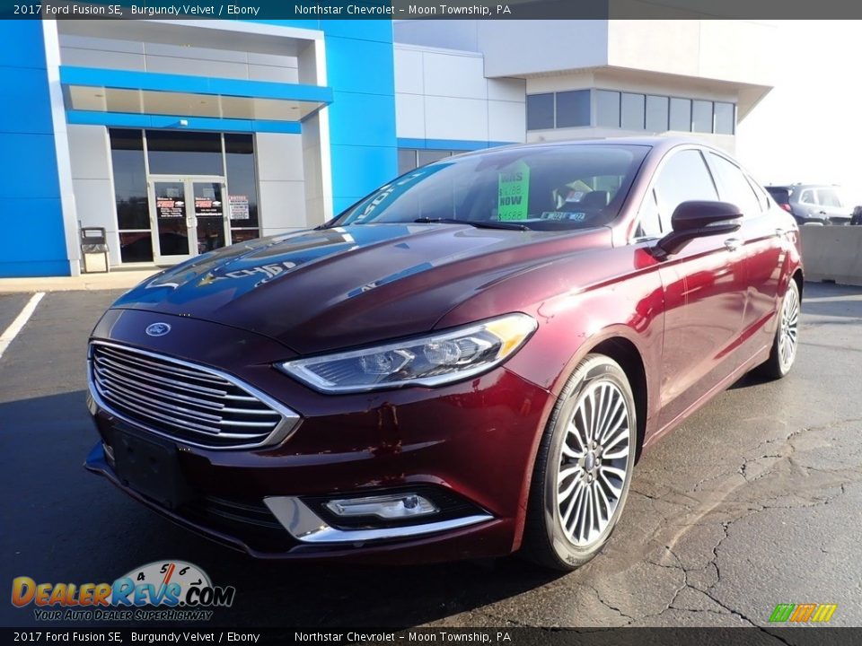 2017 Ford Fusion SE Burgundy Velvet / Ebony Photo #2