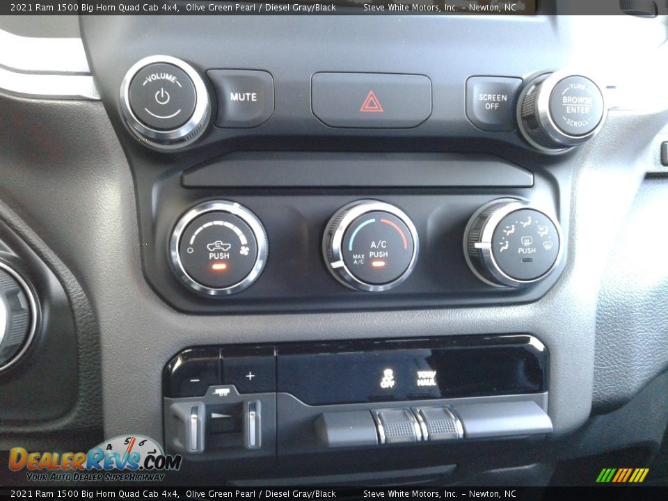 2021 Ram 1500 Big Horn Quad Cab 4x4 Olive Green Pearl / Diesel Gray/Black Photo #24