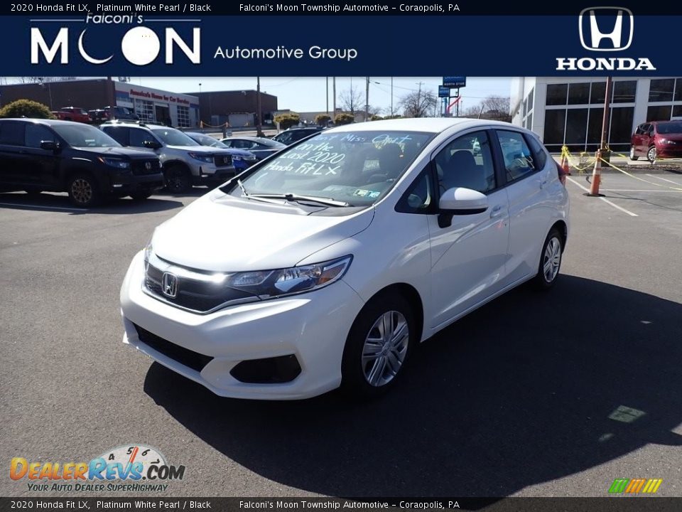 2020 Honda Fit LX Platinum White Pearl / Black Photo #1