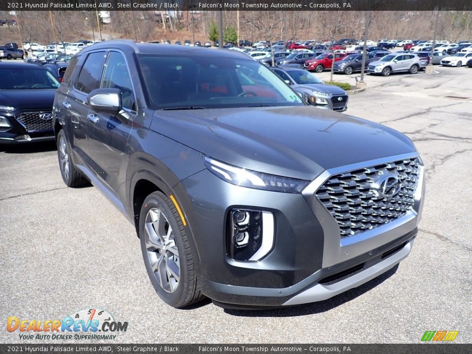 2021 Hyundai Palisade Limited AWD Steel Graphite / Black Photo #3