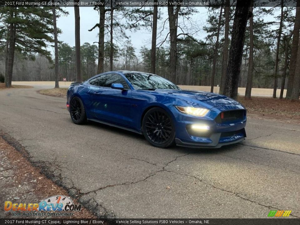 2017 Ford Mustang GT Coupe Lightning Blue / Ebony Photo #1